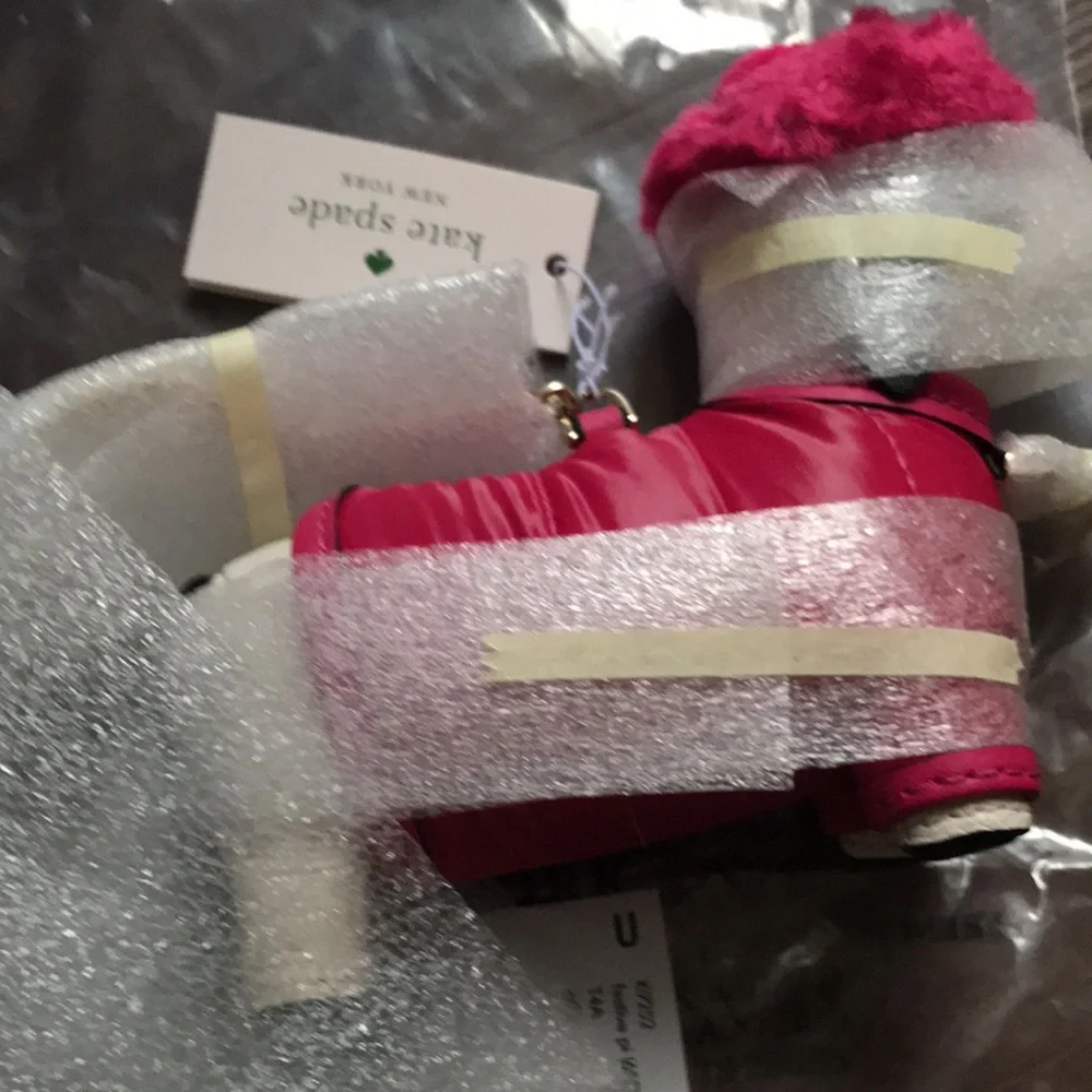 Kate Spade New York Key Chain Fesitve Dog Claude Dachshund Bag Charm Fob NWT - Picture 6 of 11